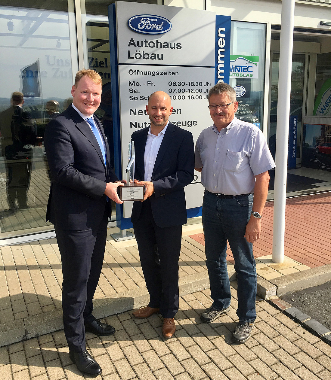 Autohaus Löbau Auszeichnung Ford Chariman's Award 2017